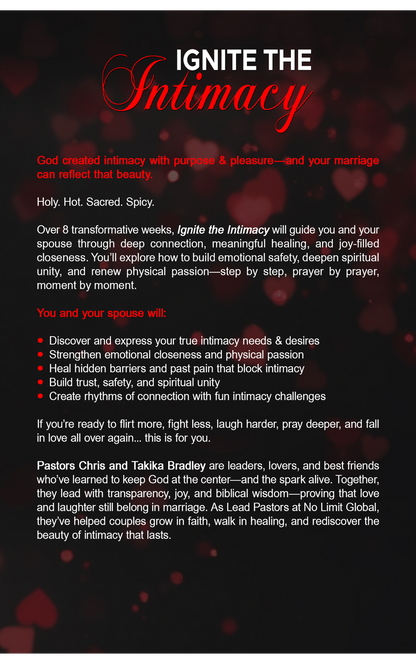 Ignite the Intimacy Book + Facilitated Group Experience (Couples Bundle + Bonuses)